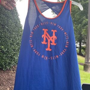 New York Mets Women’s Blue and Orange Tank Top